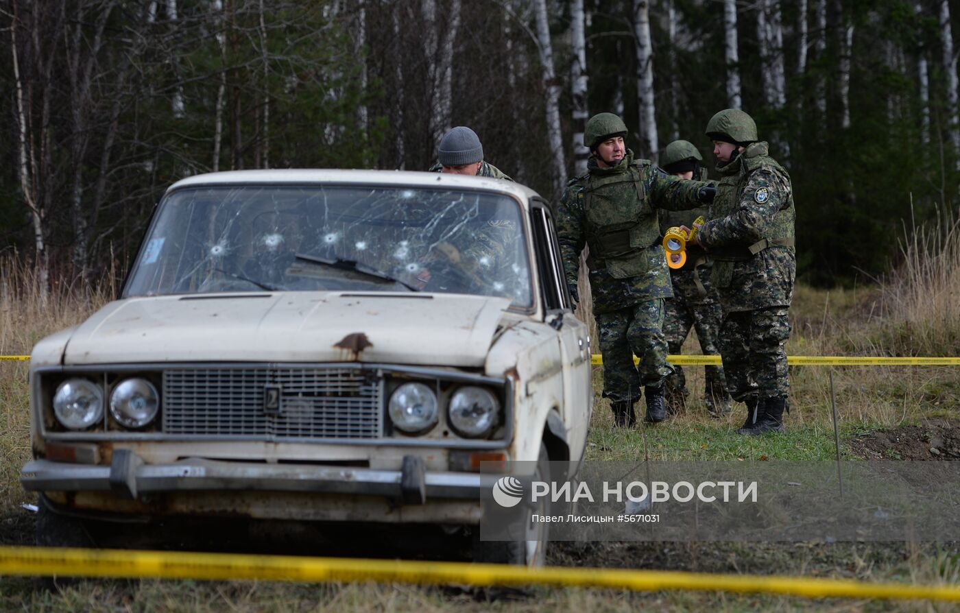 Учебные сборы сотрудников следственного комитета в Свердловской области