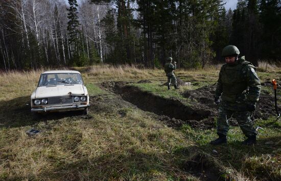 Учебные сборы сотрудников следственного комитета в Свердловской области