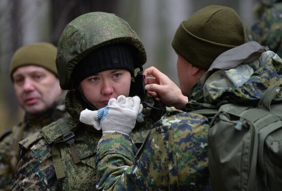 Учебные сборы сотрудников следственного комитета в Свердловской области