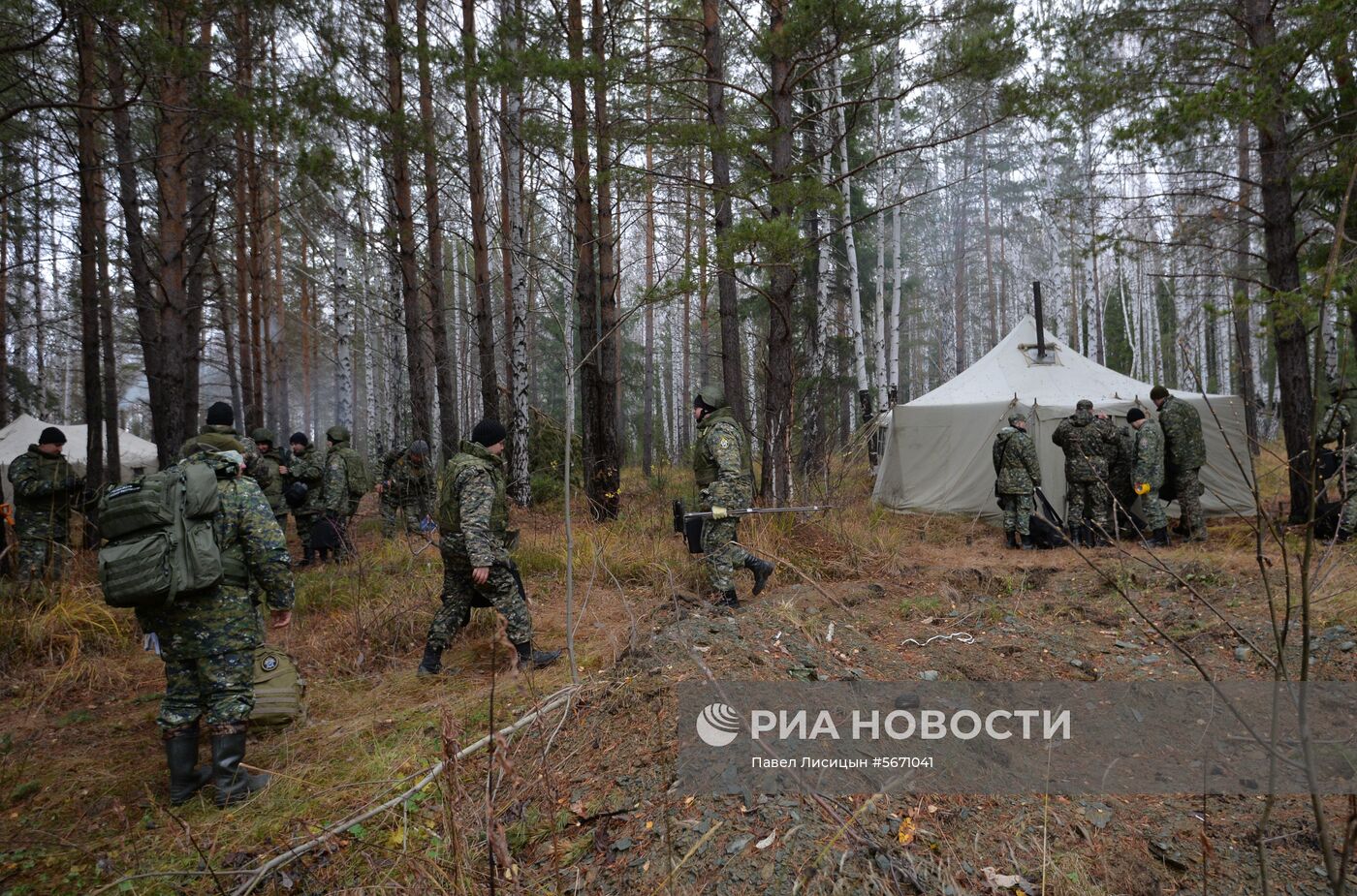 Учебные сборы сотрудников следственного комитета в Свердловской области