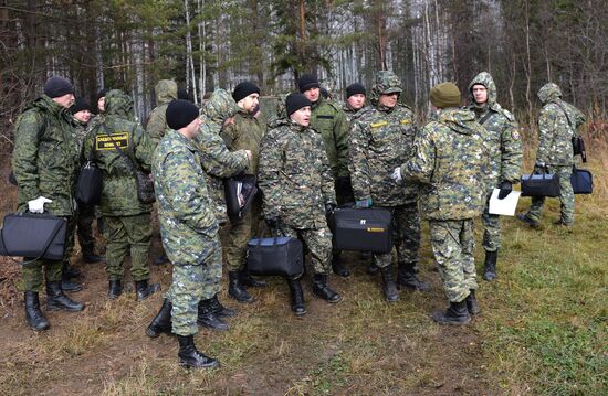 Учебные сборы сотрудников следственного комитета в Свердловской области