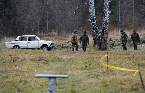 Учебные сборы сотрудников следственного комитета в Свердловской области