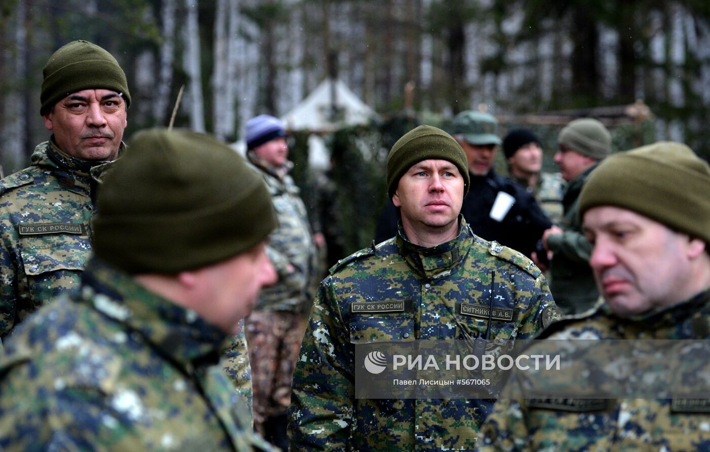 Учебные сборы сотрудников следственного комитета в Свердловской области