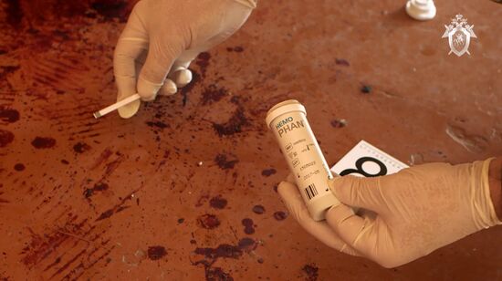 Следователи СК РФ осмотрели место происшествия в керченском колледже