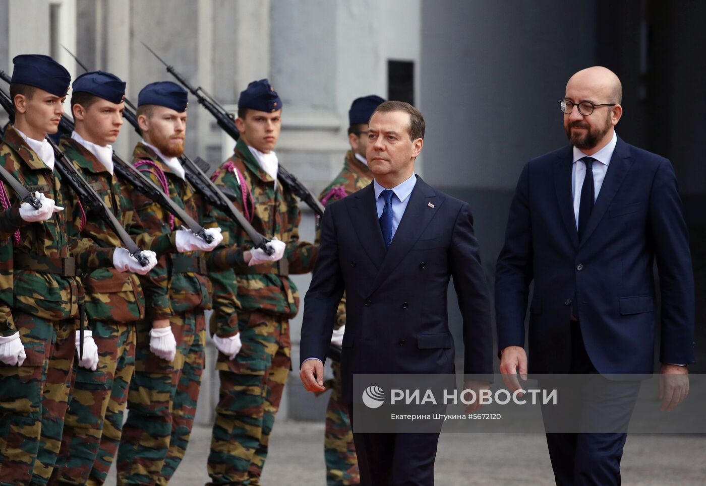 Визит премьер-министра РФ Д. Медведева в Бельгию