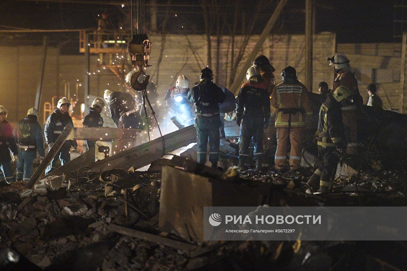 Взрыв на заводе пиротехники «Авангард» в Ленинградской области