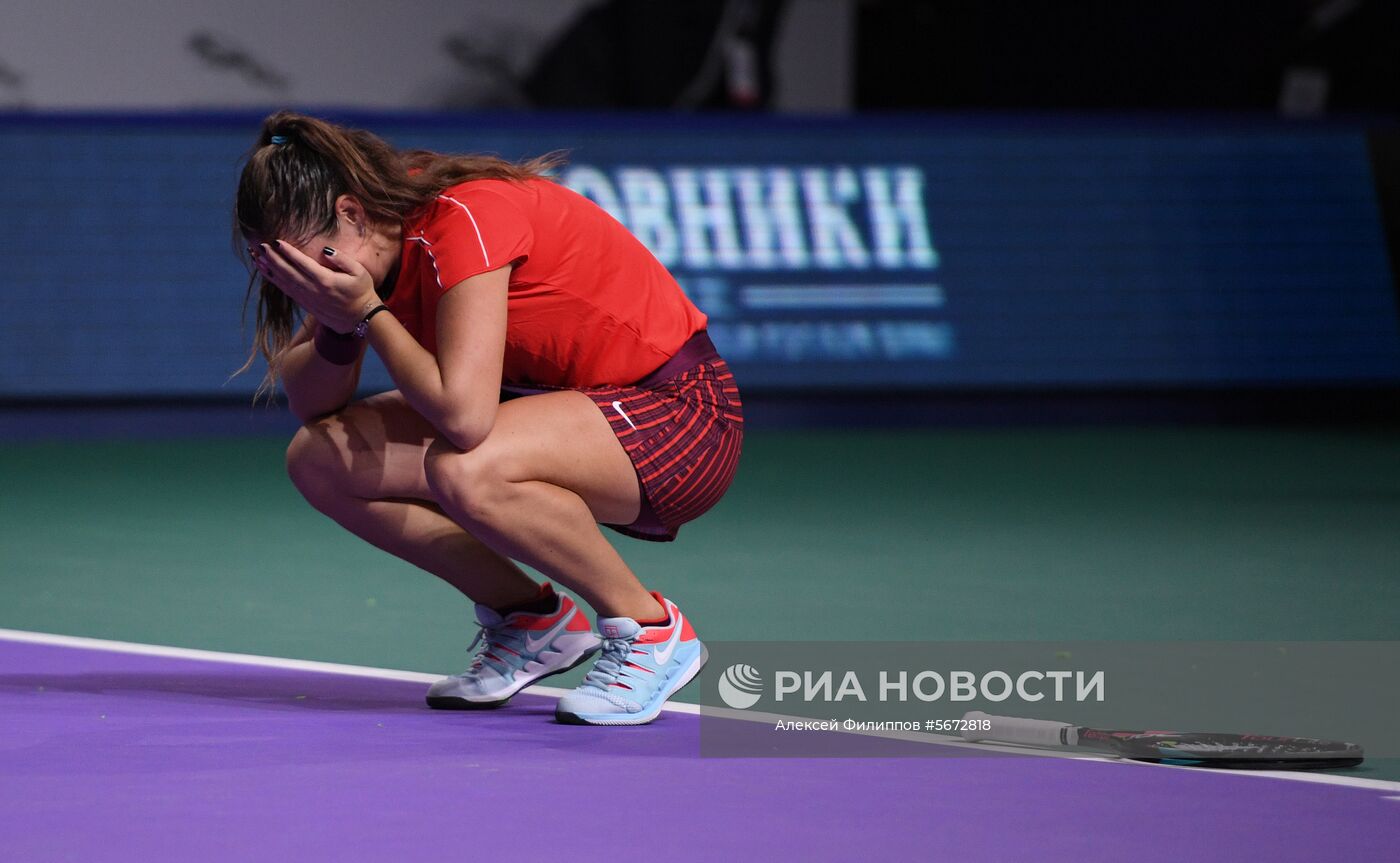 Теннис. Турнир "Кубок Кремля - 2018".  Шестой день