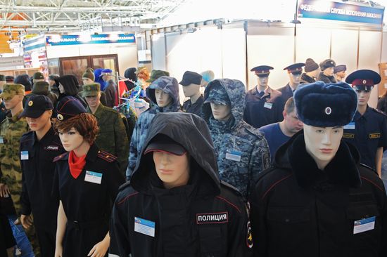 Подготовка к открытию международной выставки "Интерполитех - 2018" 