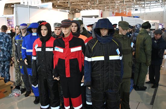Подготовка к открытию международной выставки "Интерполитех - 2018" 