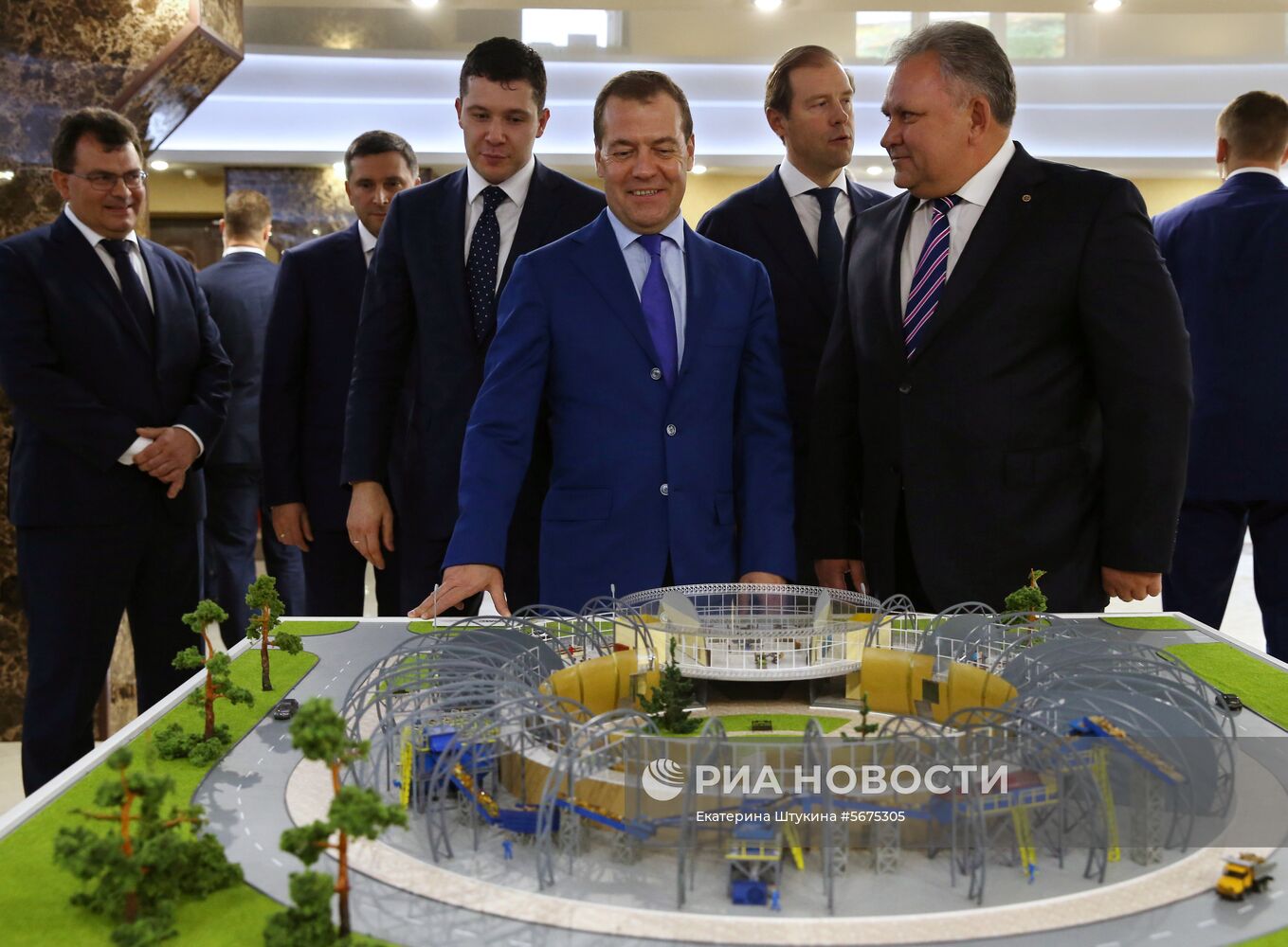 Рабочая поездка премьер-министра РФ Д. Медведева в Калининградскую область