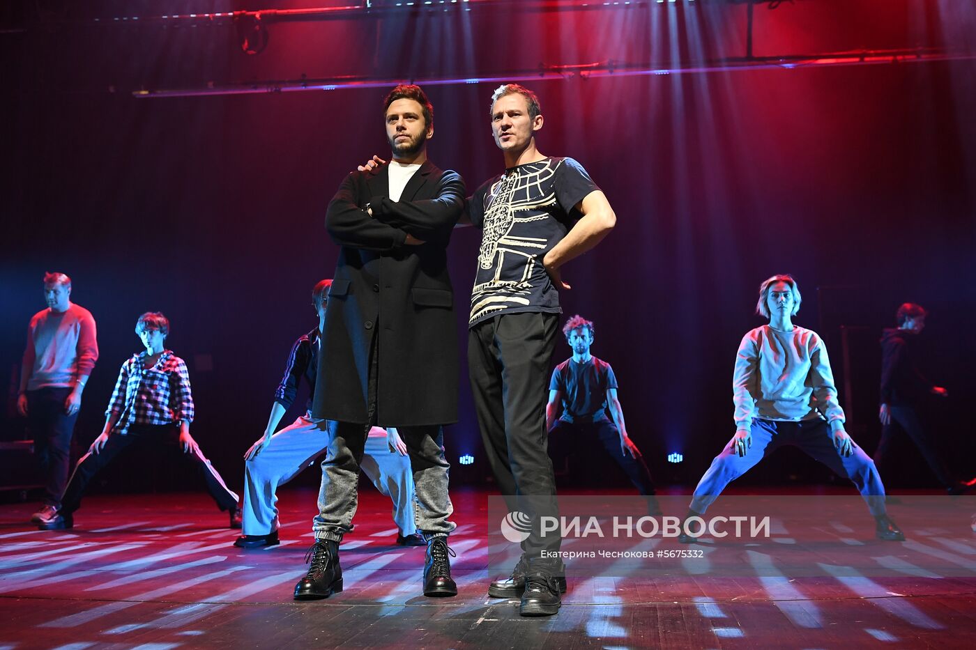 Репетиция спектакля "Макбет" в театре Ермоловой