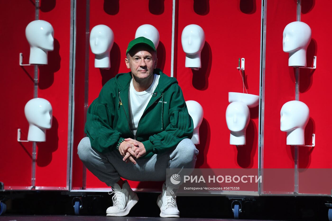 Репетиция спектакля "Макбет" в театре Ермоловой