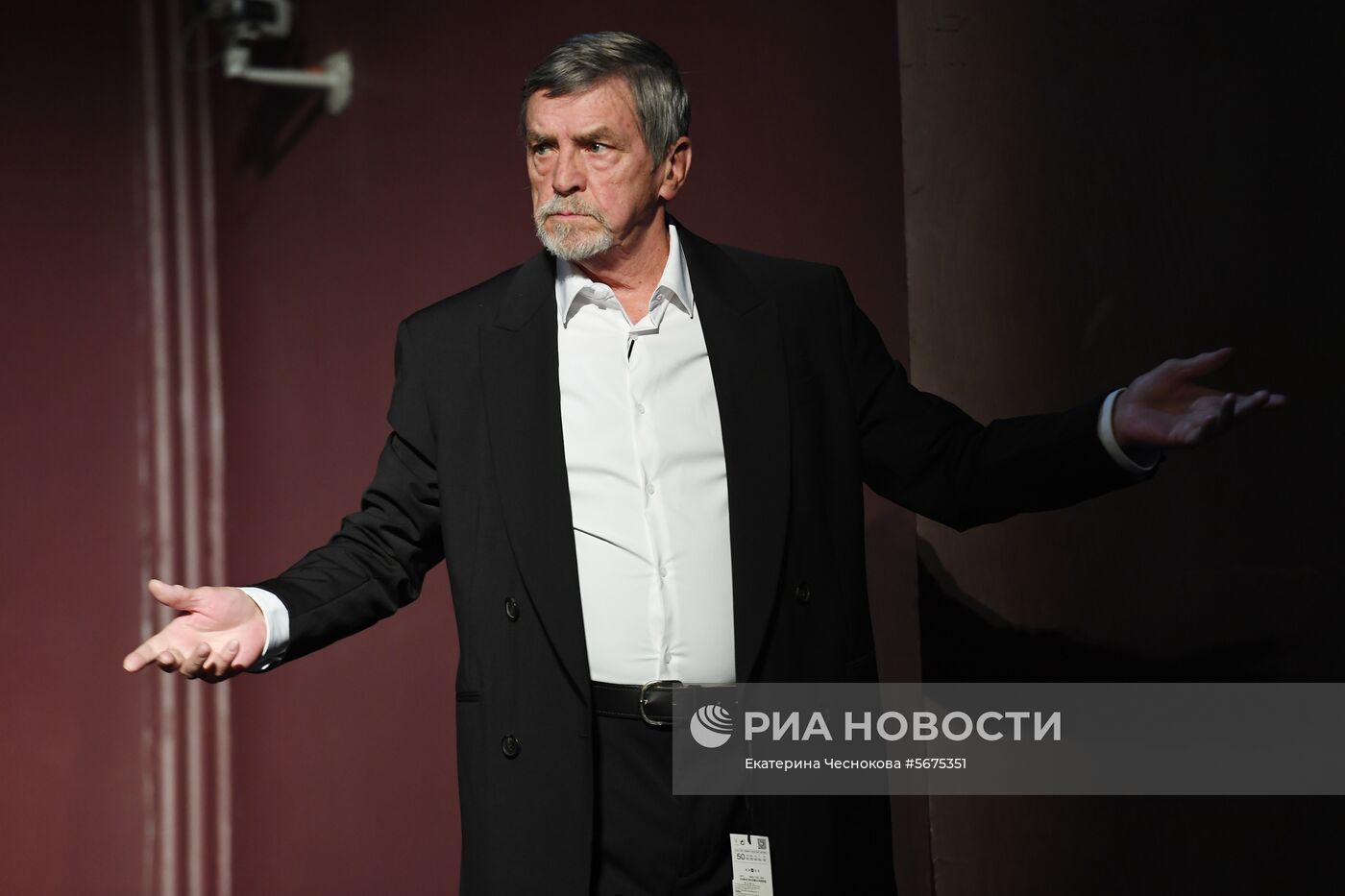 Репетиция спектакля "Макбет" в театре Ермоловой