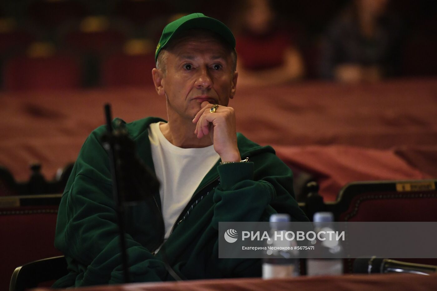 Репетиция спектакля "Макбет" в театре Ермоловой