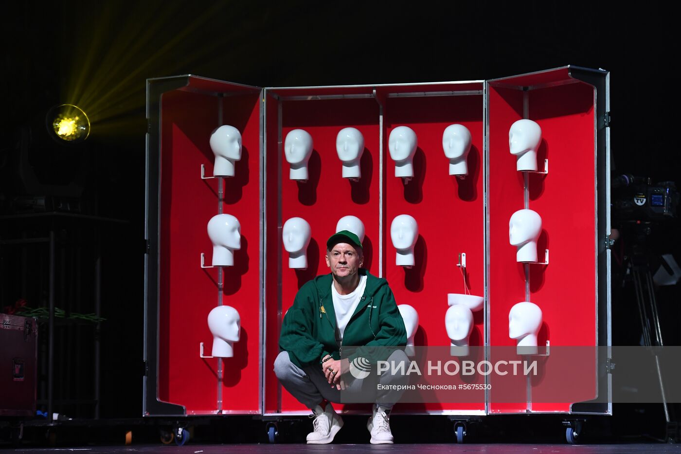 Репетиция спектакля "Макбет" в театре Ермоловой