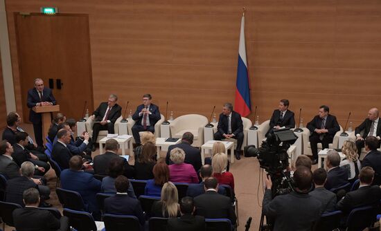 Заседание фракции «Единая Россия» в Госдуме