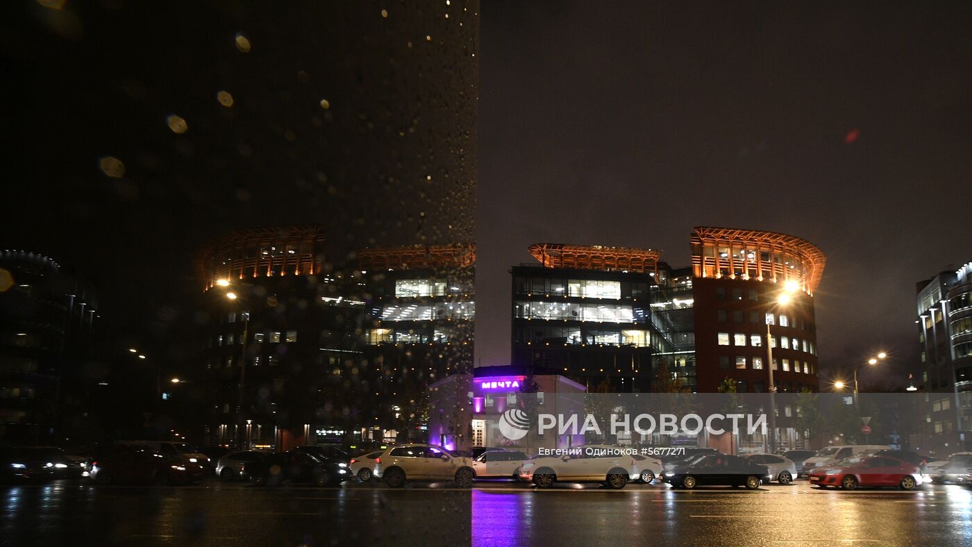 Пробки на дорогах в Москве