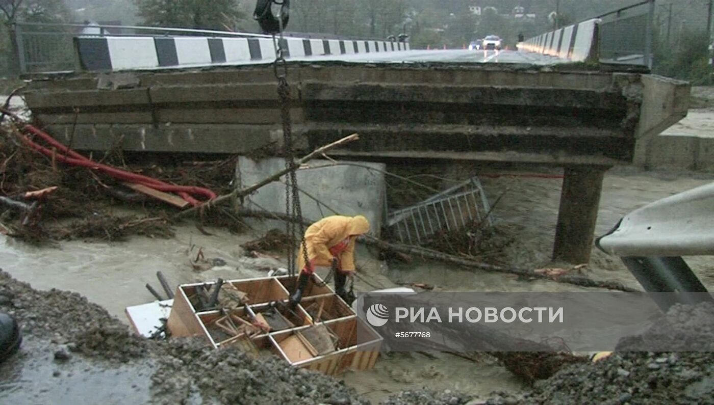 Ликвидация последствий подтопления на Кубани