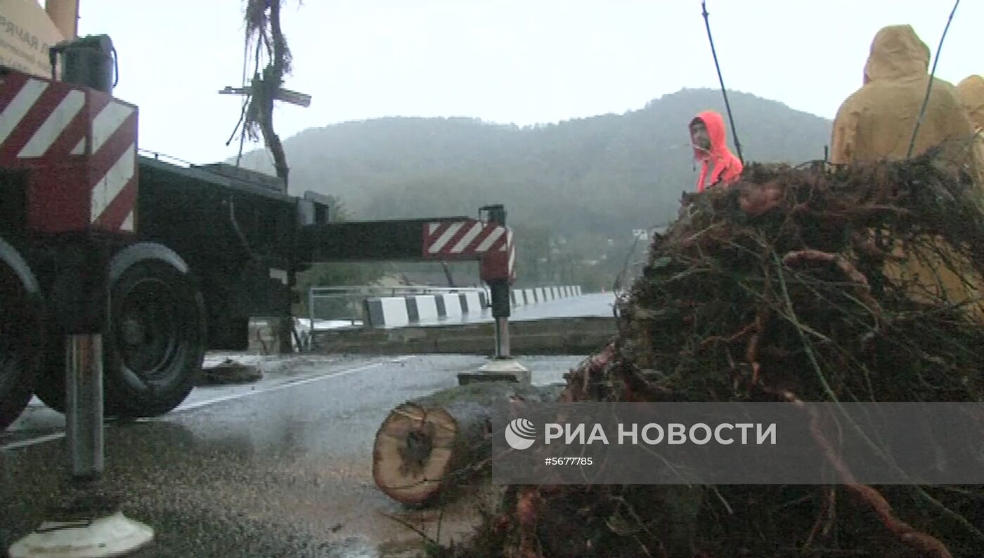 Ликвидация последствий подтопления на Кубани