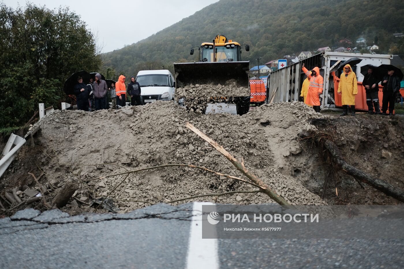 Ликвидация последствий подтопления на Кубани