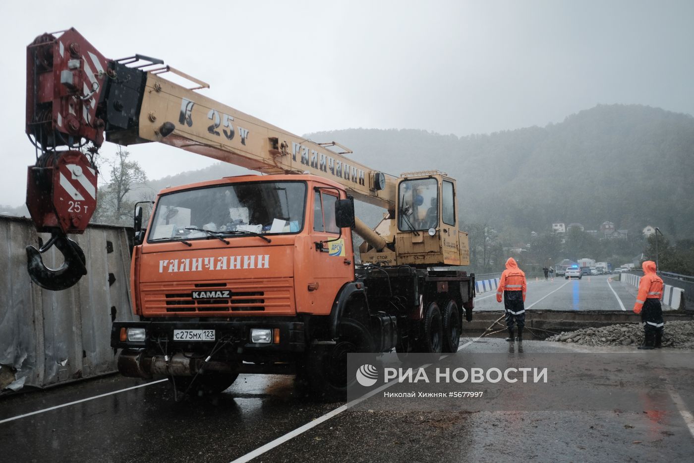 Ликвидация последствий подтопления на Кубани