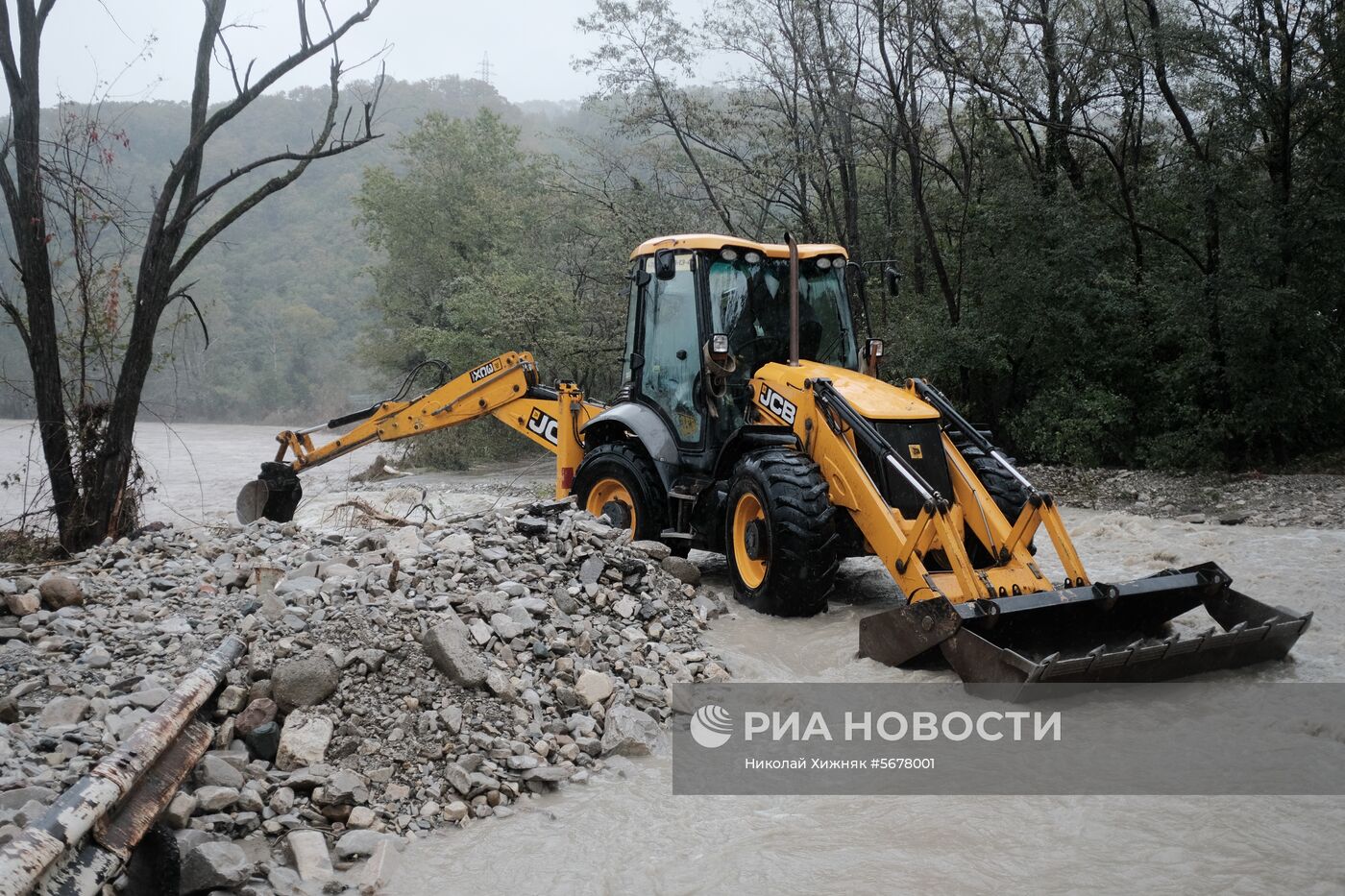 Ликвидация последствий подтопления на Кубани