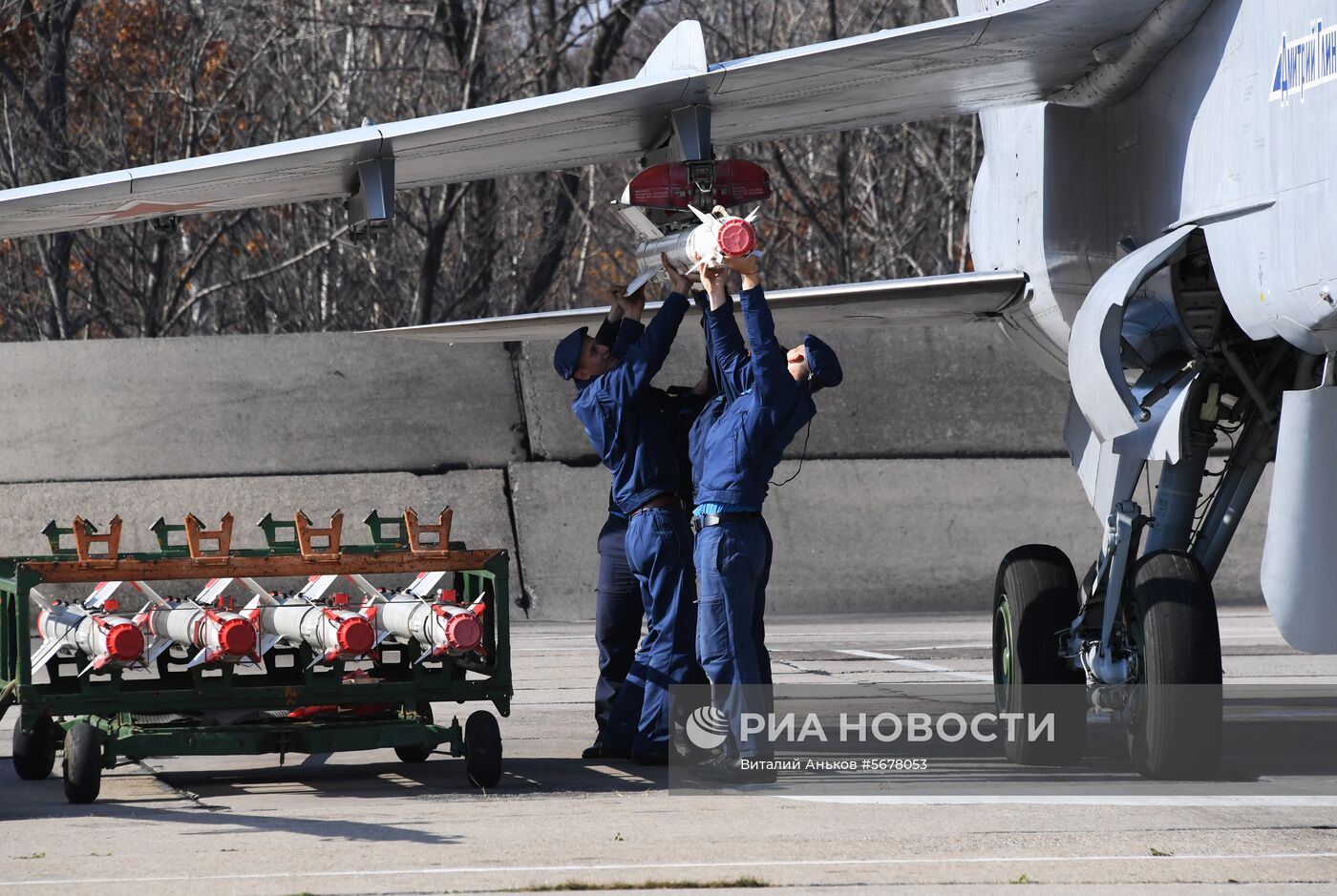 Учения авиационного истребительного полка в Приморском крае