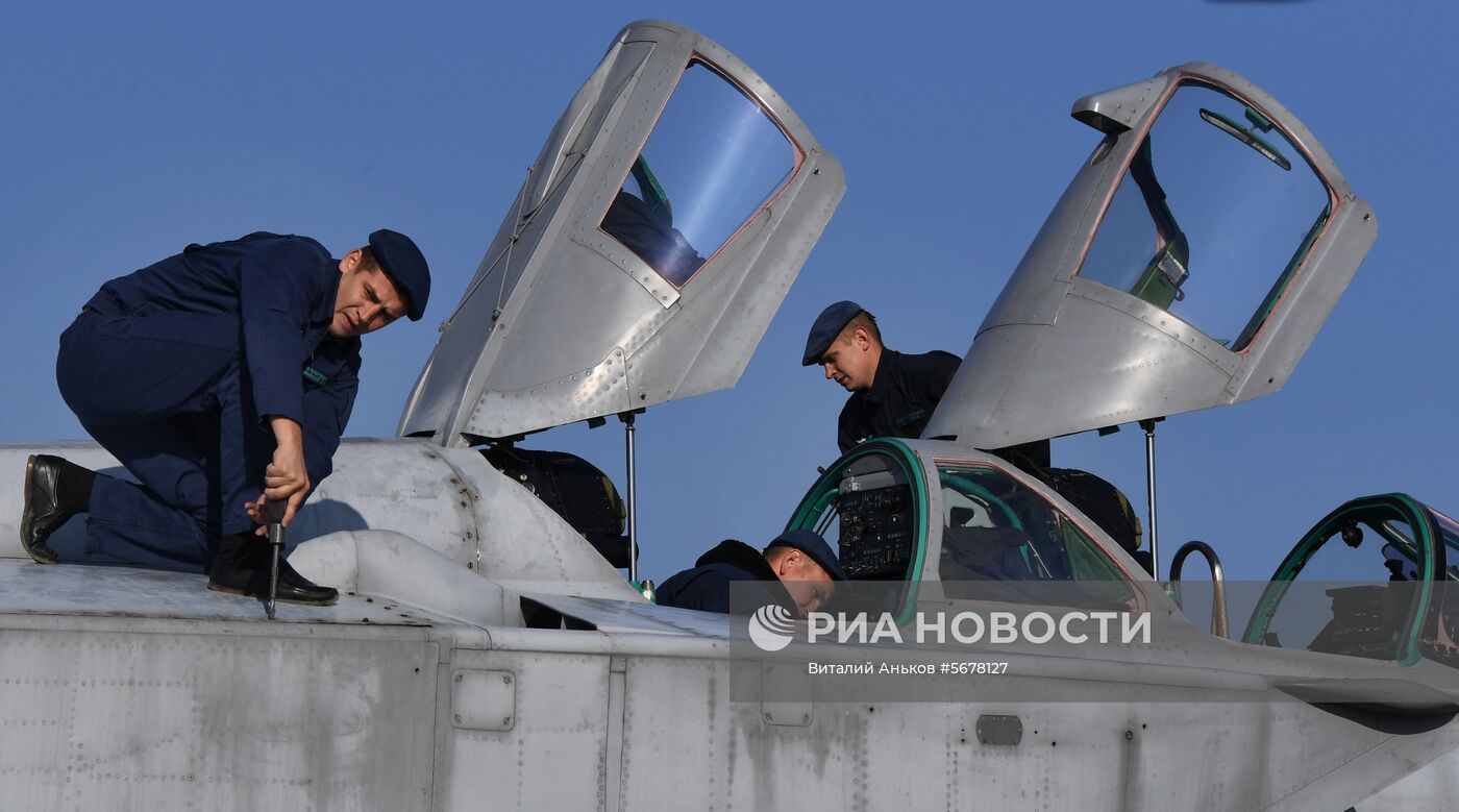 Учения авиационного истребительного полка в Приморском крае