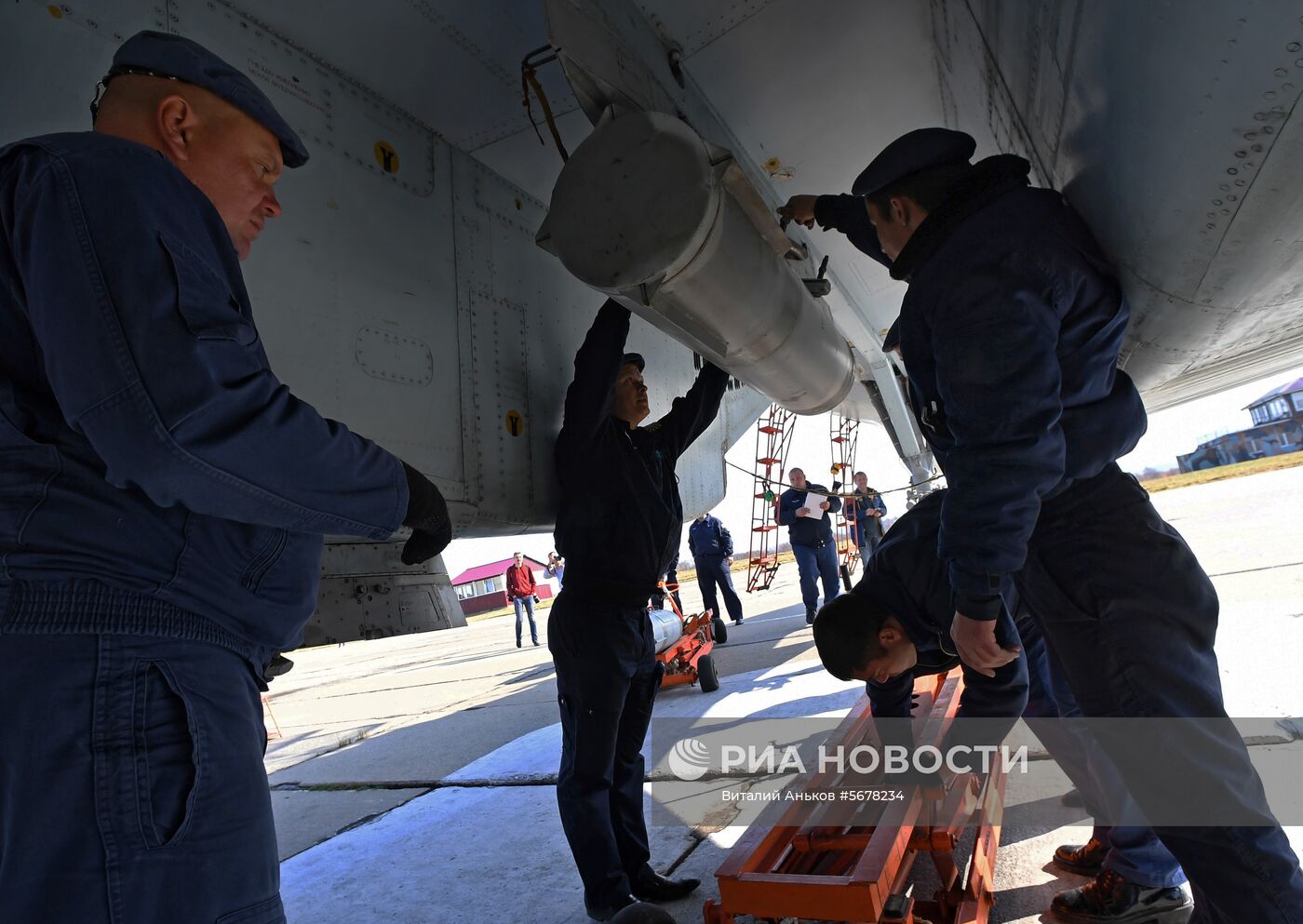 Учения авиационного истребительного полка в Приморском крае