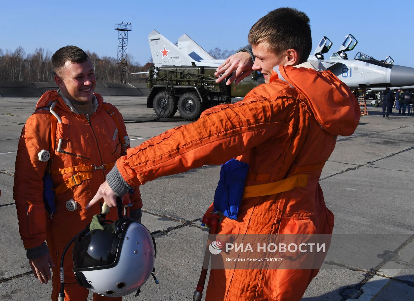 Учения авиационного истребительного полка в Приморском крае