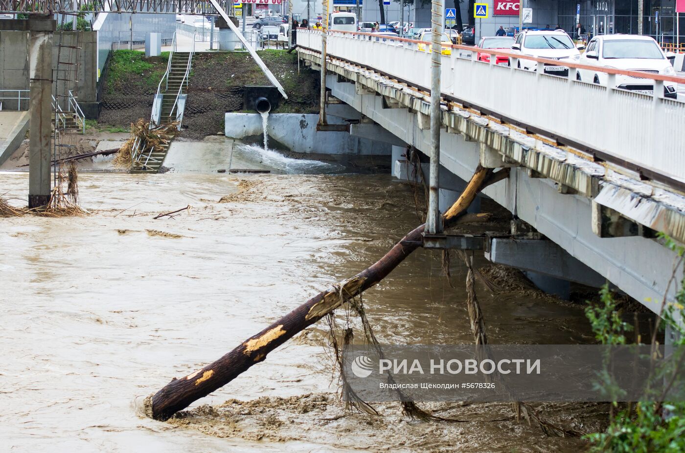 Ликвидация последствий подтопления на Кубани