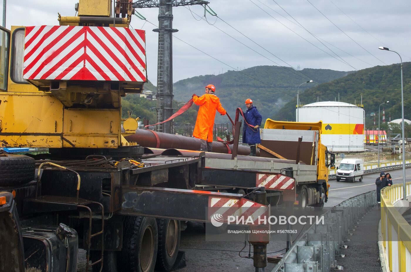 Ликвидация последствий подтопления на Кубани