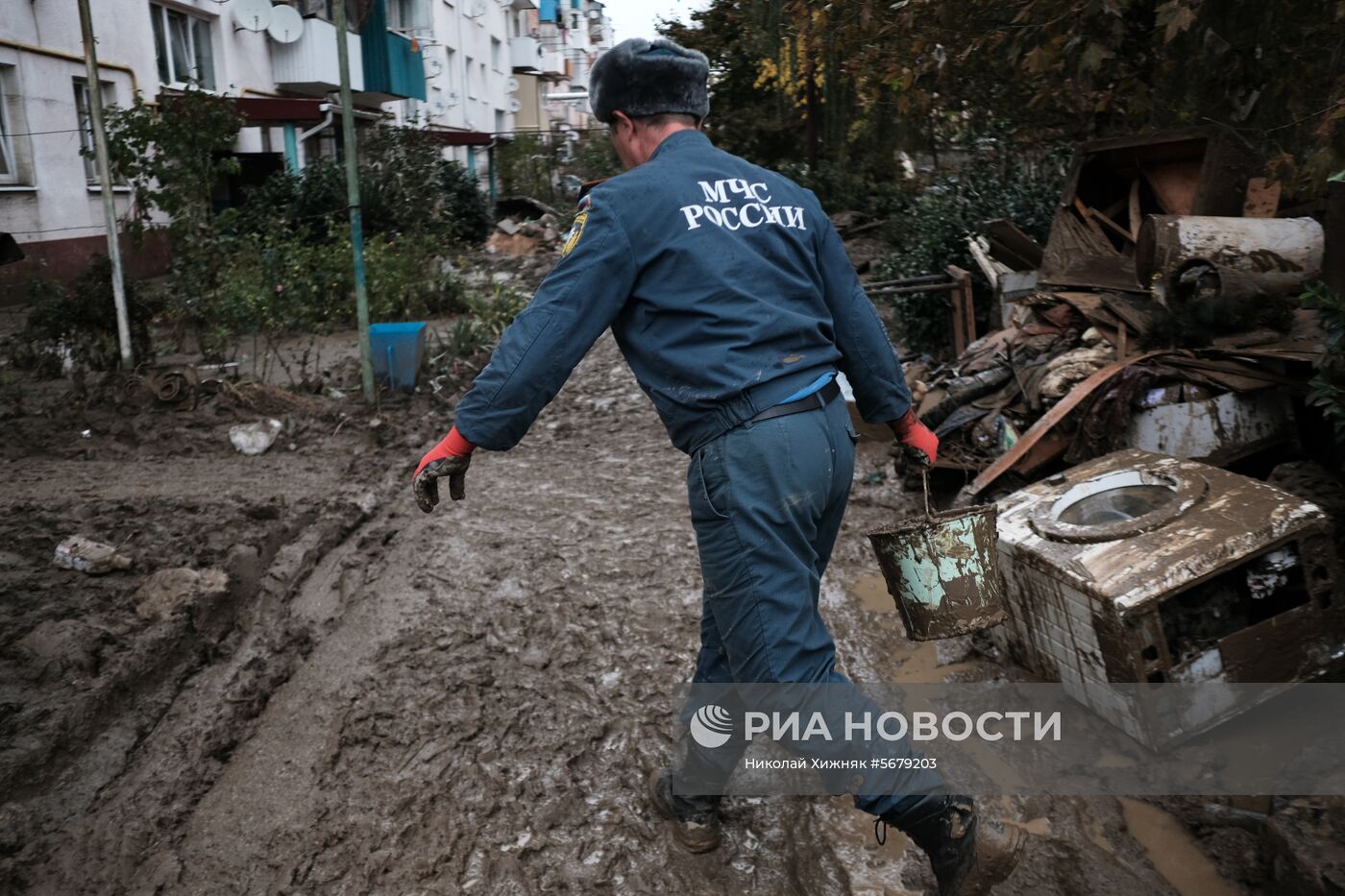 Ликвидация последствий наводнения на Кубани