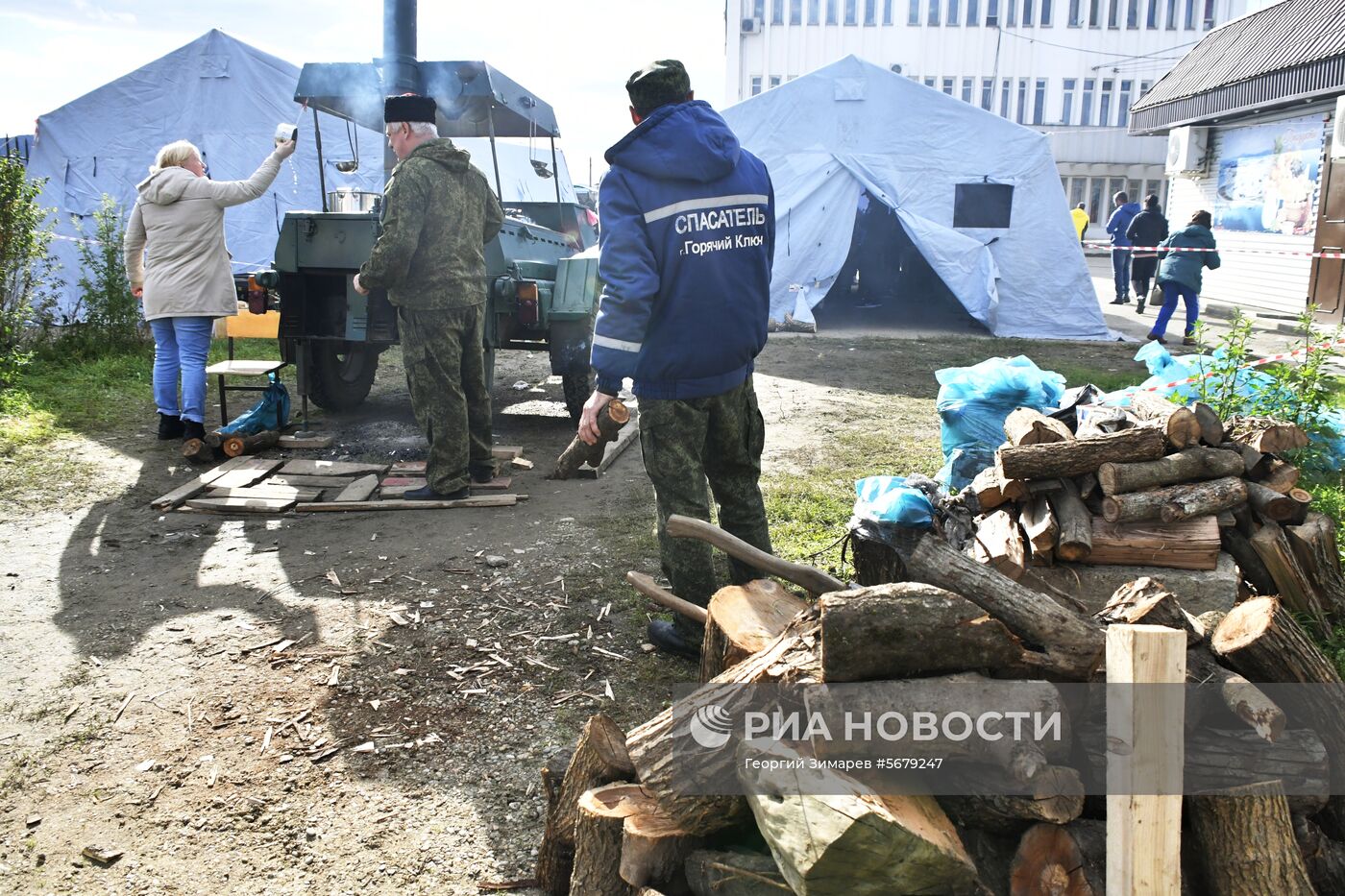 Ситуация на железнодорожной станции Горячий Ключ в Краснодарском крае