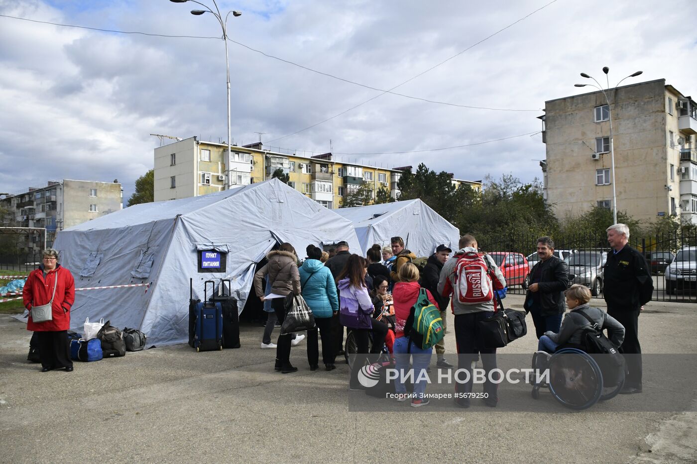 Ситуация на железнодорожной станции Горячий Ключ в Краснодарском крае