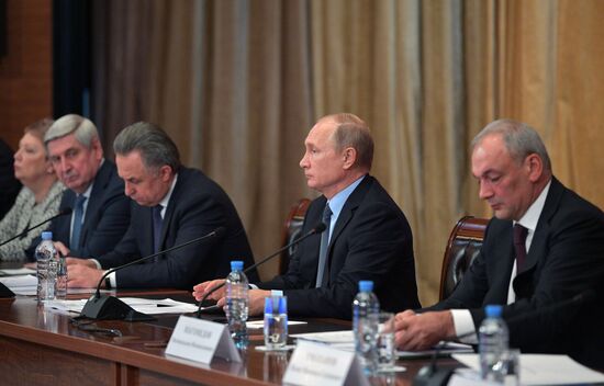 Рабочая поездка президента РФ В. Путина в Ханты-Мансийск