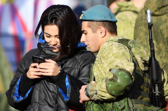 Акция "Военная служба по контракту – твой выбор!" в Казани
