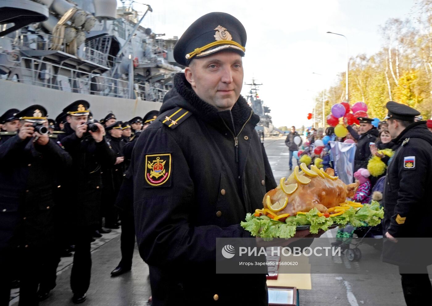 Прибытие сторожевого корабля "Ярослав Мудрый" в Балтийск