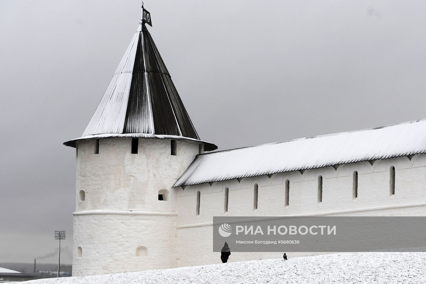 Снег в Казани