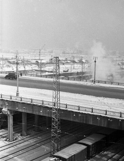 Ваганьковский (Краснопресненский) путепровод в Москве