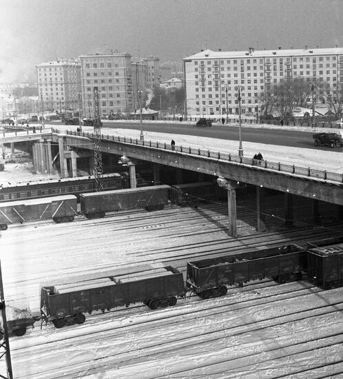 Ваганьковский (Краснопресненский) путепровод в Москве