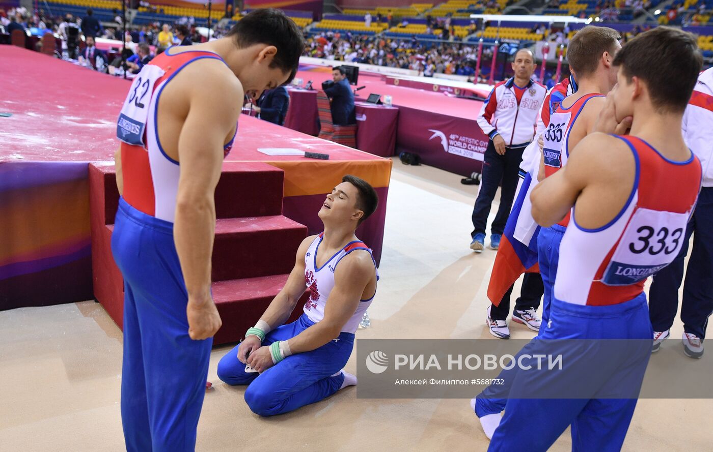 Спортивная гимнастика. Чемпионат мира. Мужчины. Командное многоборье