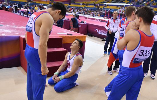 Спортивная гимнастика. Чемпионат мира. Мужчины. Командное многоборье