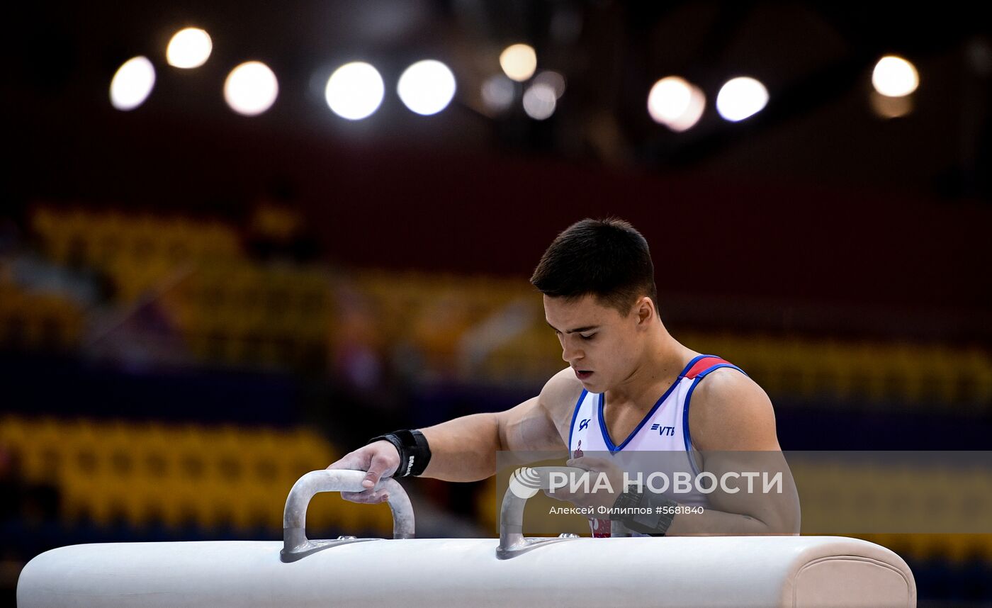 Спортивная гимнастика. Чемпионат мира. Мужчины. Командное многоборье