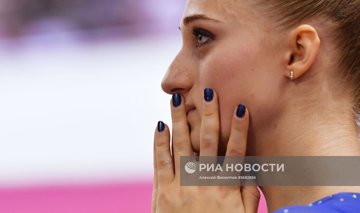 Спортивная гимнастика. Чемпионат мира. Женщины. Командное многоборье