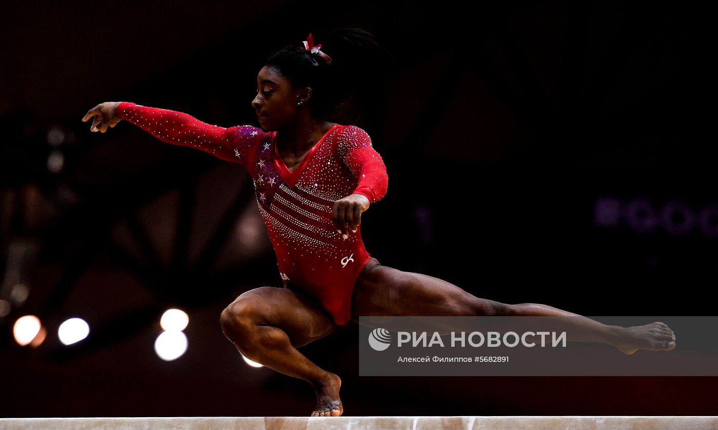 Спортивная гимнастика. Чемпионат мира. Женщины. Командное многоборье