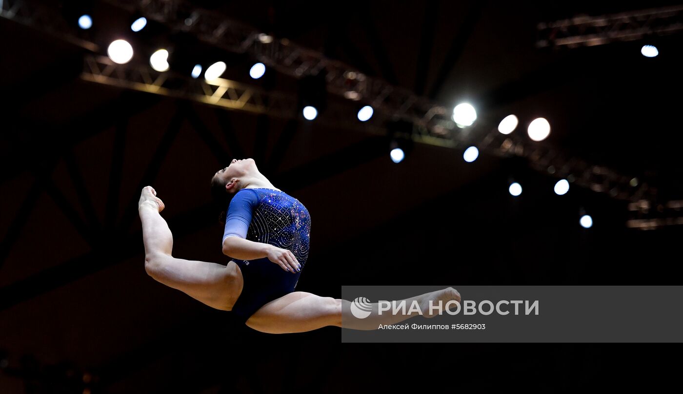 Спортивная гимнастика. Чемпионат мира. Женщины. Командное многоборье