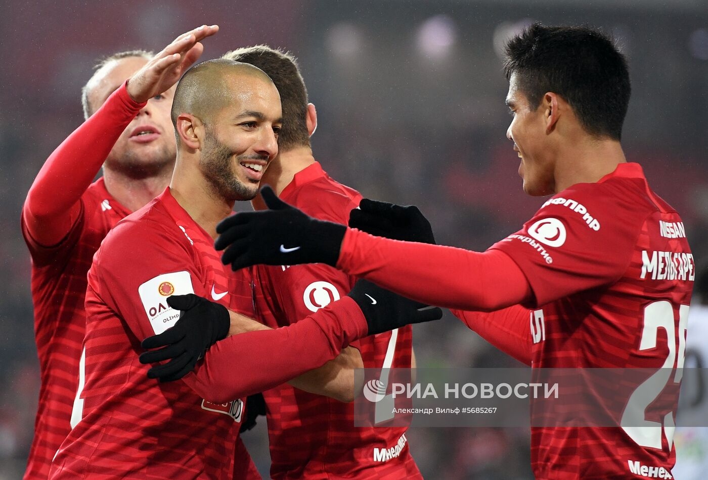 Футбол. Кубок России. Матч "Спартак" - "Анжи"