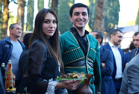 Армянский праздник «Амшен» в Абхазии