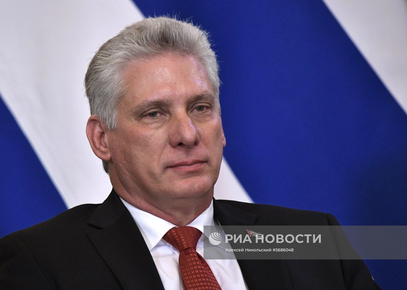 Президент РФ В. Путин встретился с председателем Госсовета Кубы М. Диас-Канелем Бермудесом